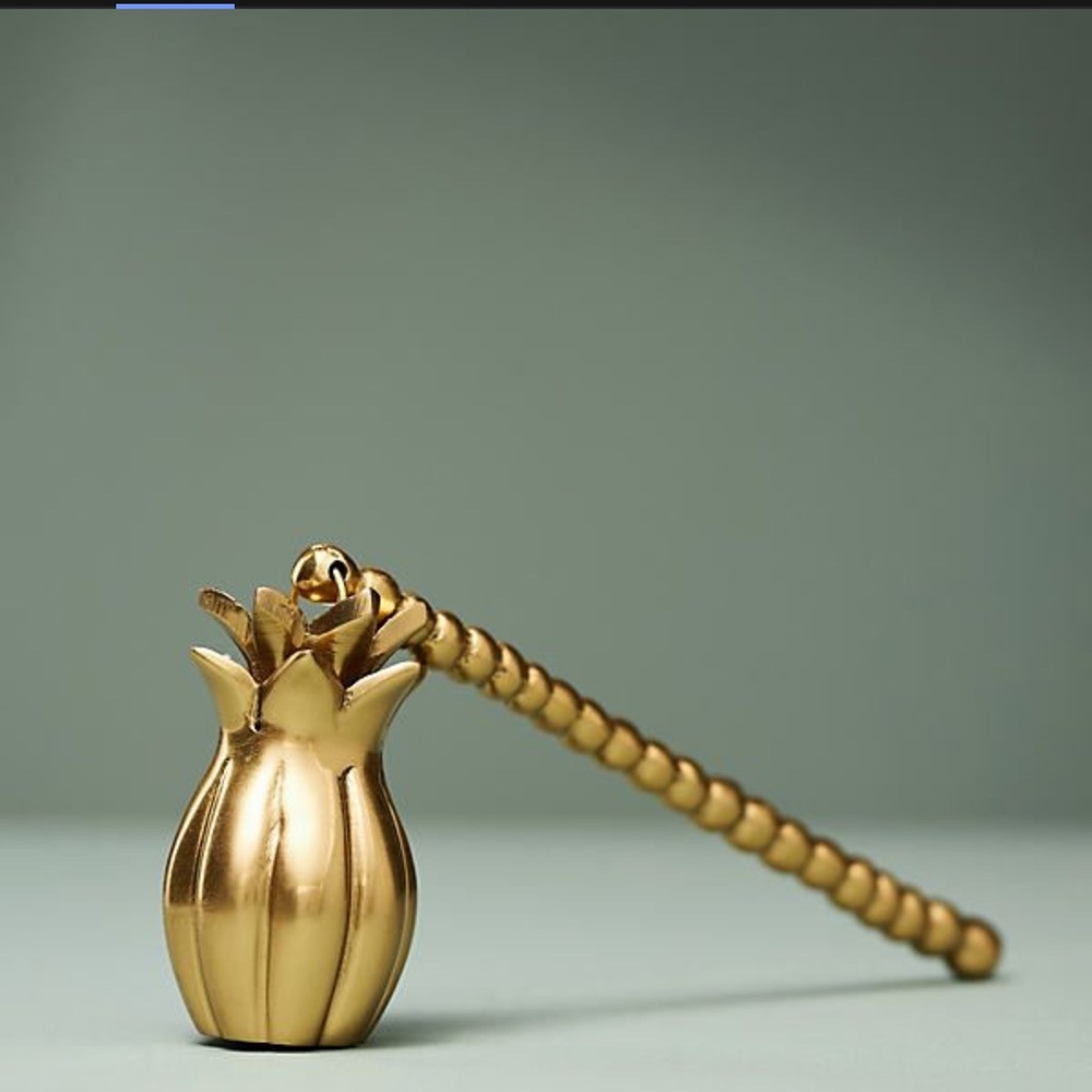 ANTHROPOLOGIE | CARA gold pineapple snuffer
